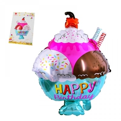 Балон мелба Happy Birthday /фолио/