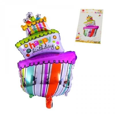 Балон - Торта Happy Birthday /фолио/