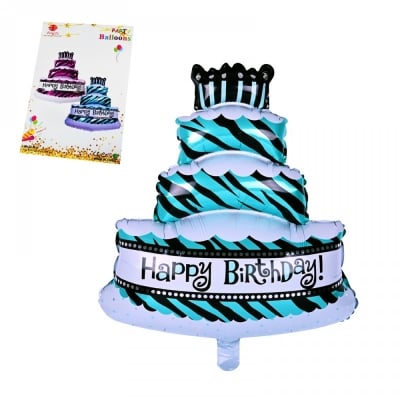 Балон - Торта Happy Birthday /син/