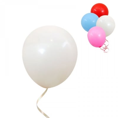Балони - Класик /бял/ - 100 броя - 30 см