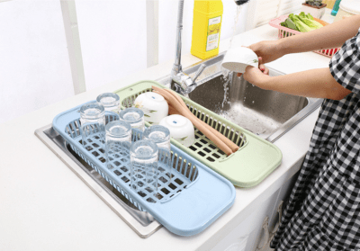 Пластмасов сушилник за мивка