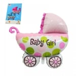 Балон - бебешка количка Baby Girl /розов/